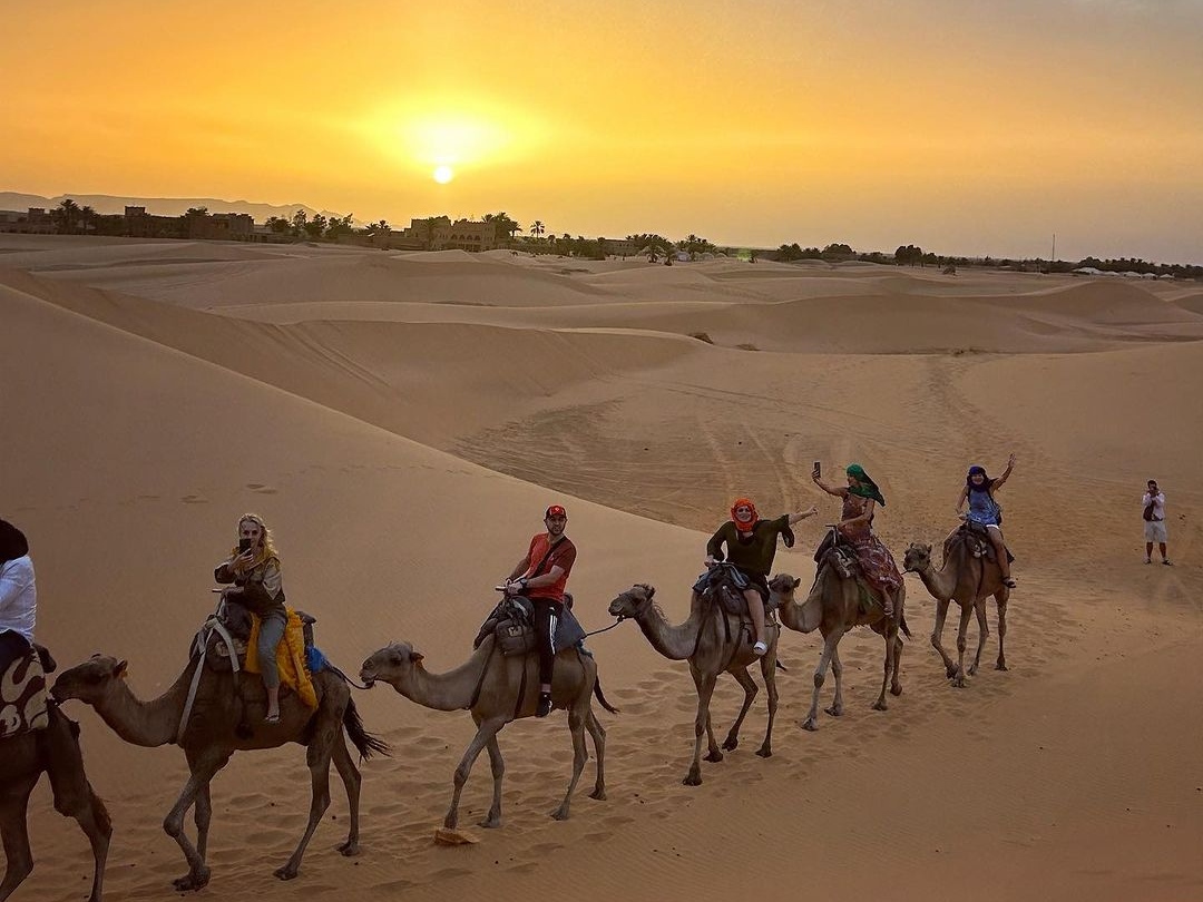 Sunset & Sunrise Camel Ride In Merzouga Desert